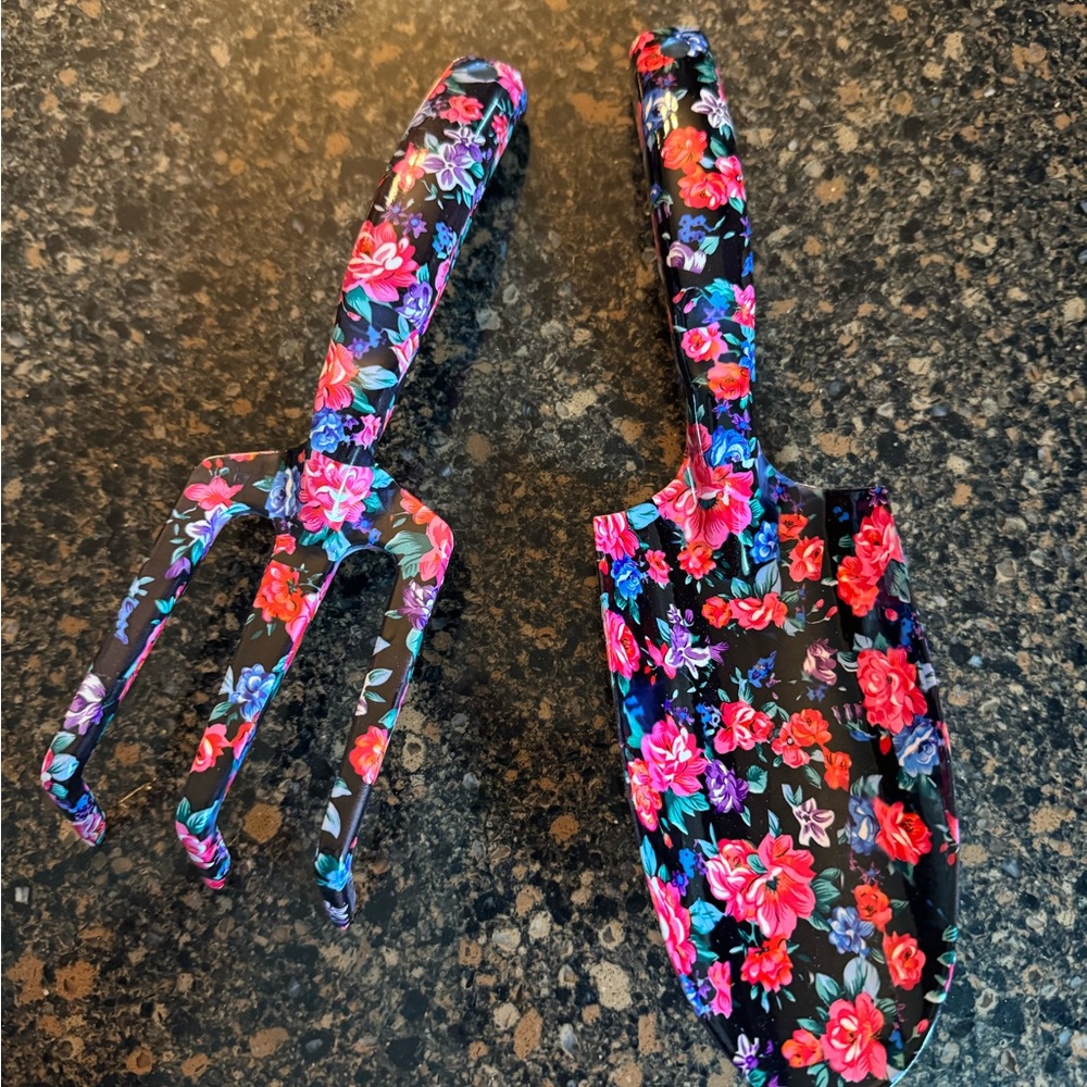 Colorful Floral Garden Tool Set